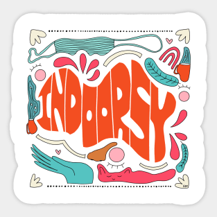 Indoorsy Sticker